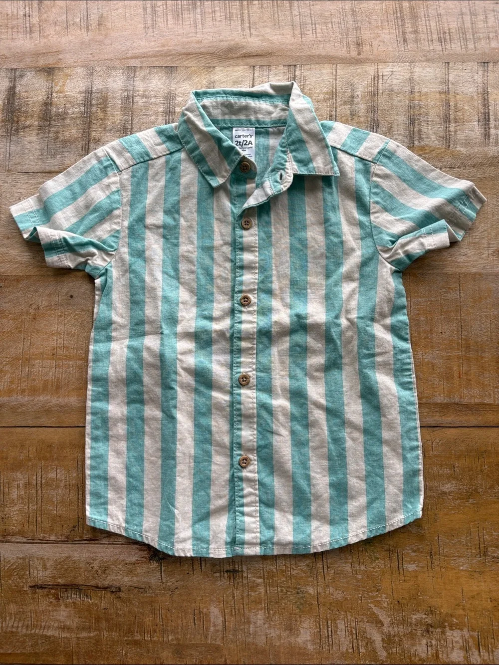 Carter's Short-Sleeve Button-Down Shirt 2t